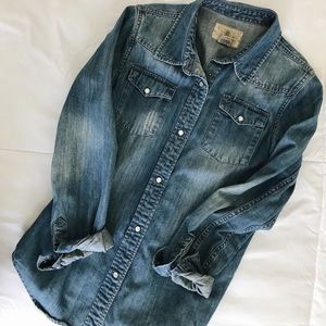 Ralph Lauren jean button down shirt